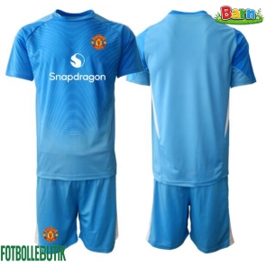 Manchester United Målvakt Hemmaställ Barn 2025-26 Kortärmad (+ Korta byxor)